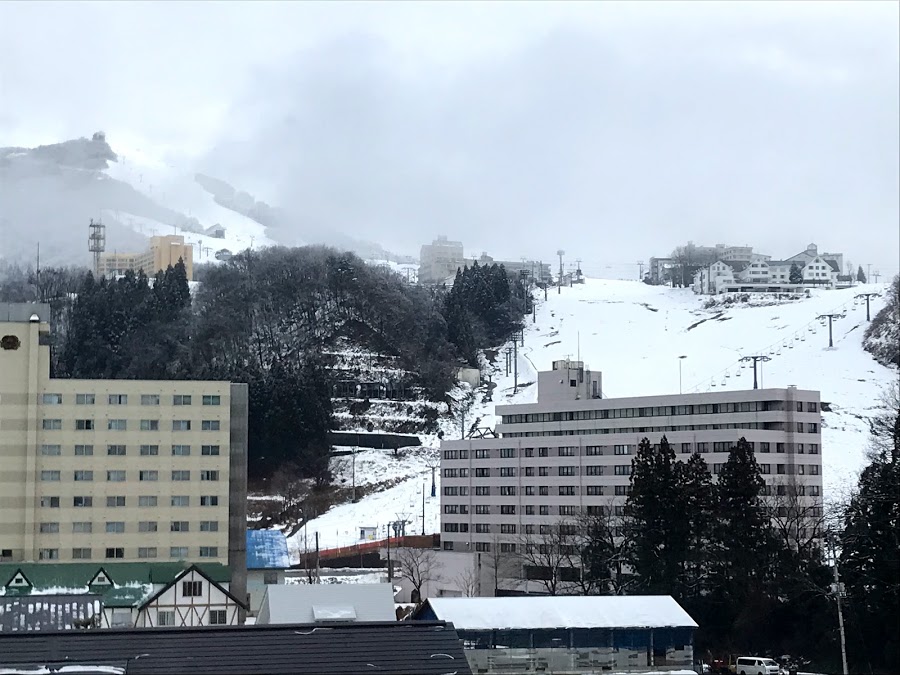 2020年1月10日（金）新潟県湯沢町 岩原スキー場の様子