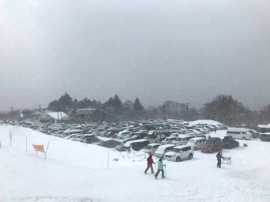 戸隠スキー場 駐車場
