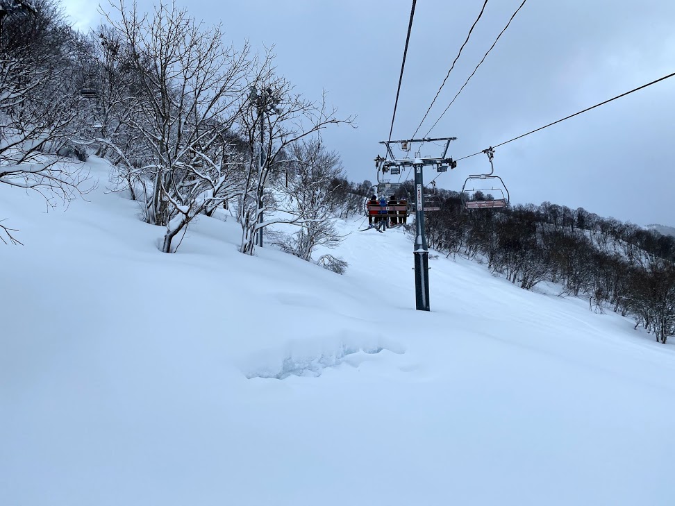 2020年12月の湯沢中里スキー場