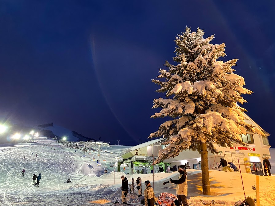 2021年1月の岩原スキー場 積雪の様子