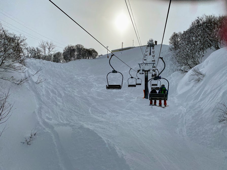 2021年湯沢町スキー場 積雪の様子