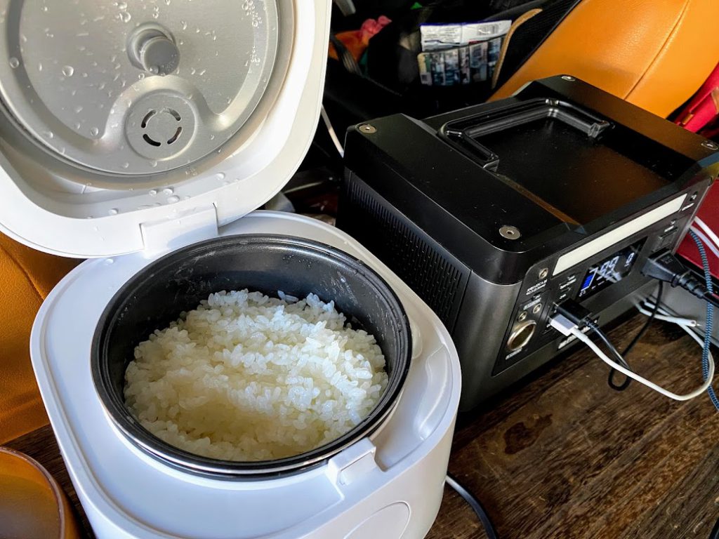  maxzen2.0合炊飯器：車中泊でのレビュー