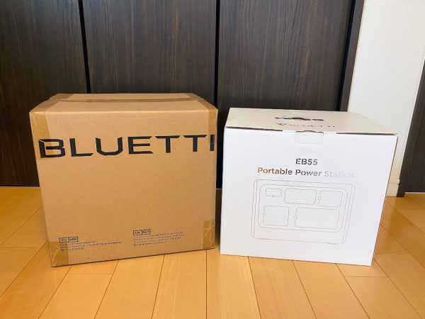 BLUETTI EB55 ポータブル電源：付属品